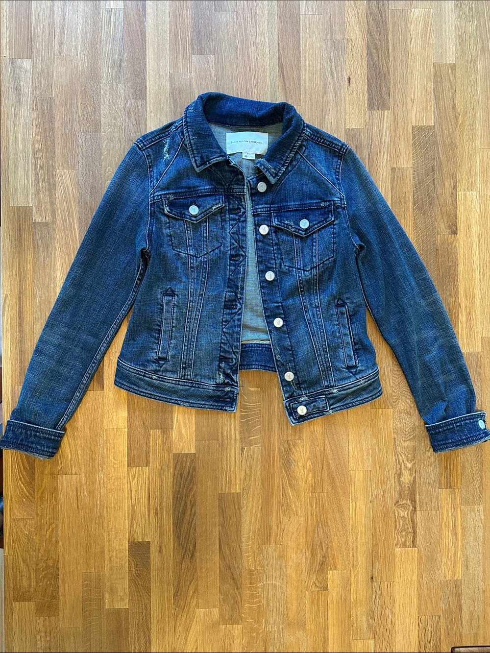 Pilcro and the Letterpress denim jean jacket, size small